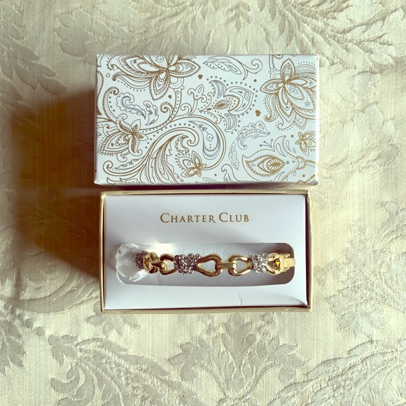 Charter club gold bracelet BRAND NEW - Picture 1 of 5